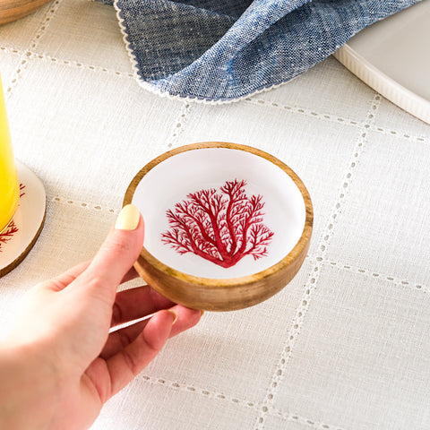 Karaca Mango Marin Coral Snack Bowl 10cm