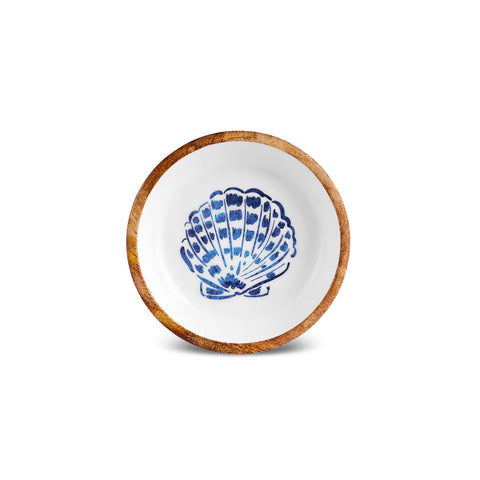 Karaca Mango Marin Schelp Snackkom, 10cm