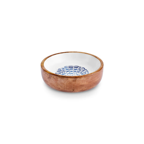 Karaca Mango Marin Schelp Snackkom, 10cm
