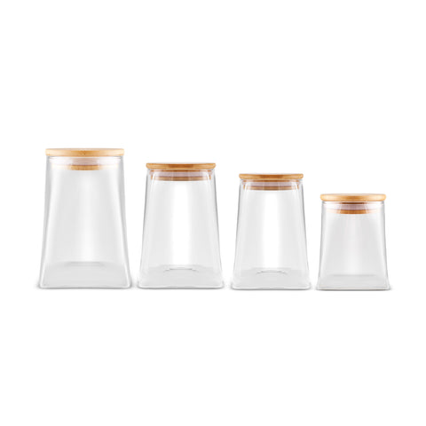 Karaca Prism, 4-piece storage jar set  
