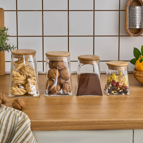 Karaca Prism, 4-delige set voorraadbussen