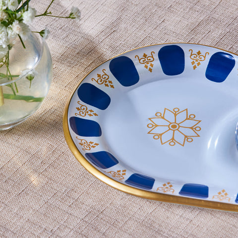 Karaca Belem Navy Blue 12-Piece Tea Glass Set