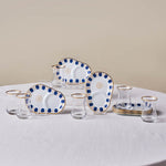 Karaca Belem Navy Blue 12-Piece Tea Glass Set