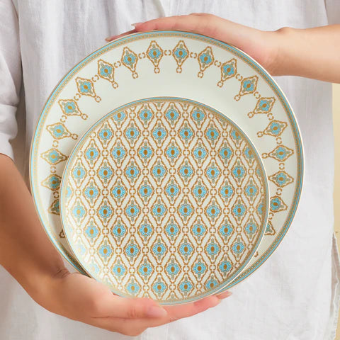 Karaca Forever Bone Dorothy, 53-Delig Dinerservies Voor 12 Personen