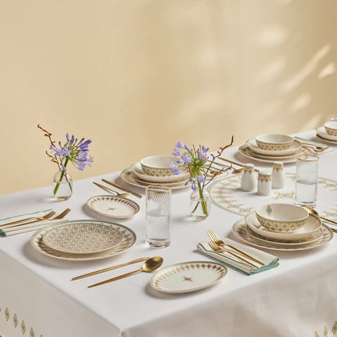 Karaca Forever Bone Dorothy, 53-Delig Dinerservies Voor 12 Personen