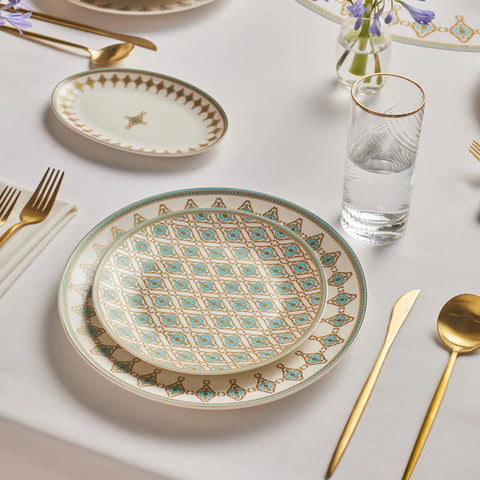 Karaca Forever Bone Dorothy, 53-Delig Dinerservies Voor 12 Personen