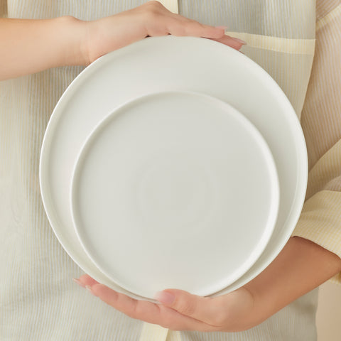 Karaca Forever Bone Pablito 53-Piece Dinner Set For 12 People, White