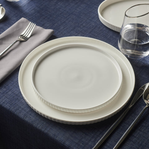 Karaca Forever Bone Pablito 53-Piece Dinner Set For 12 People, White