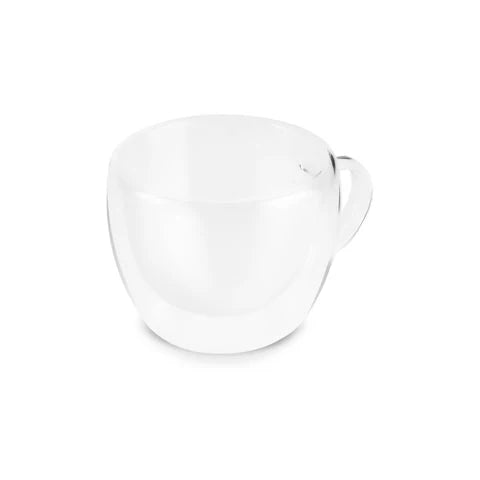 Karaca Olivia 6-Piece Double-Walled Espresso And Turkish Coffee Cup Set For 6 Persons, 80 Ml, Clear