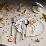 Karaca Pearl 24-Piece Cutlery Set For 6 Persons, Silver