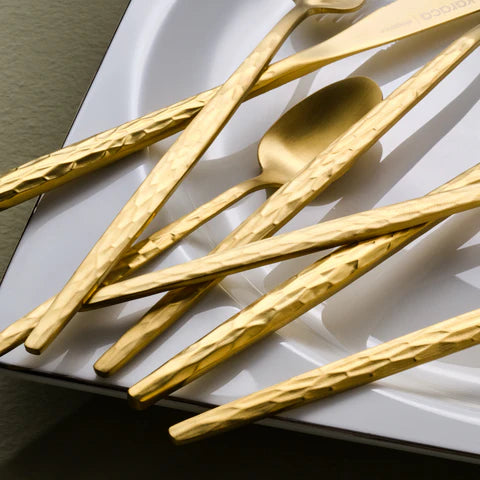 Karaca Callisto Bestekset voor 12 personen, 84-delig, Goud