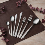 Karaca Rebellion 84-delige roestvrijstalen bestekset voor 12 personen, Zilver