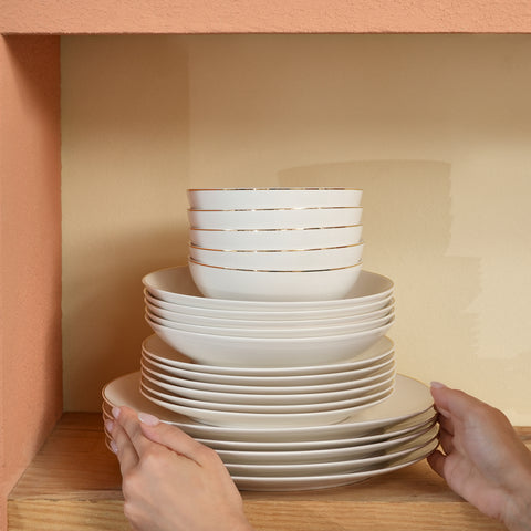 Karaca Donatella 70-Piece Dinner Set For 12 Persons – New Bone