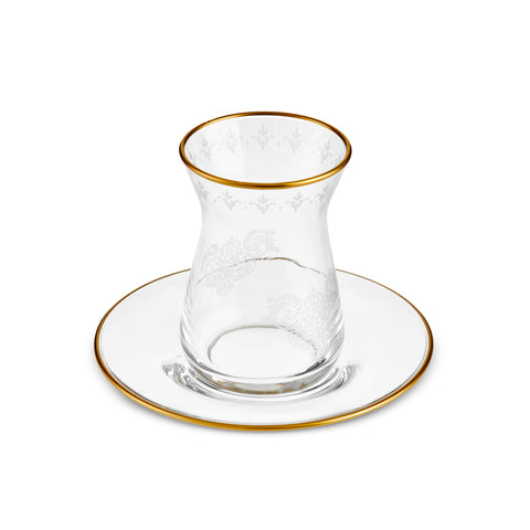 Karaca Gent 12-Piece Tea Set for 6 People