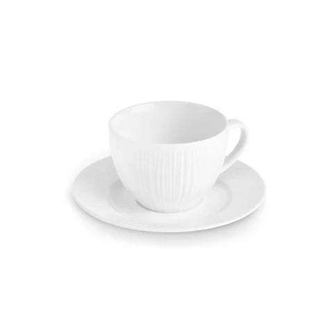 Karaca Anna Embossed Tea Cup Set For 6 Persons, 220 Ml
