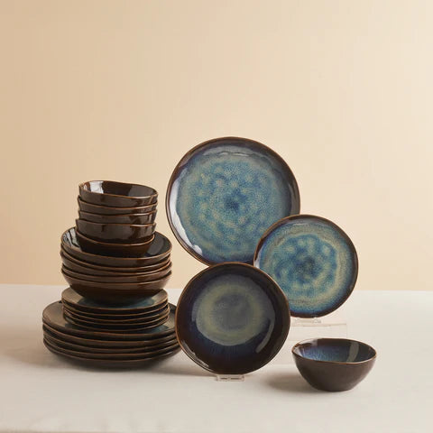 Karaca Leia Reactief 24-delige Serviesset voor 6 Personen