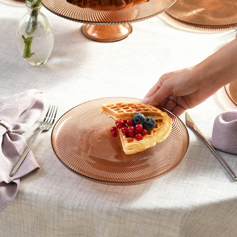 Karaca Juliet Mocha Mousse 7-Piece Cake Set for 6 People