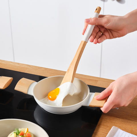 Karaca Swiss Crystal Almond Cream, 6-delige Ondiepe Braadpan Set, Inductie