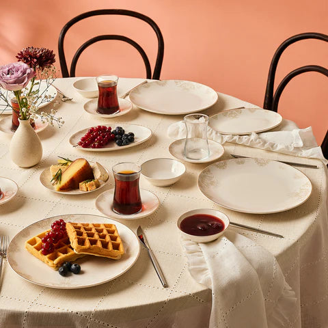 Karaca Siena 20-Delig Ontbijtset, Wit