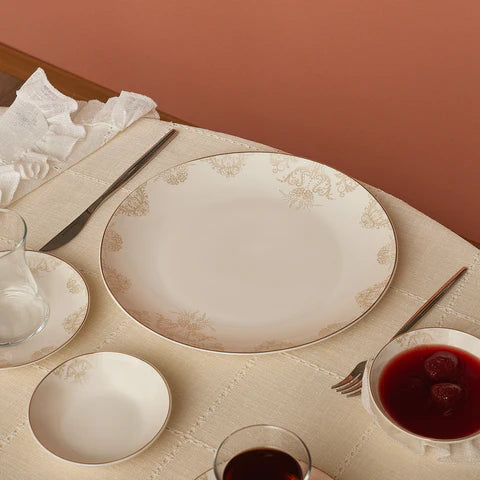 Karaca Siena 20-Piece Breakfast Set, White