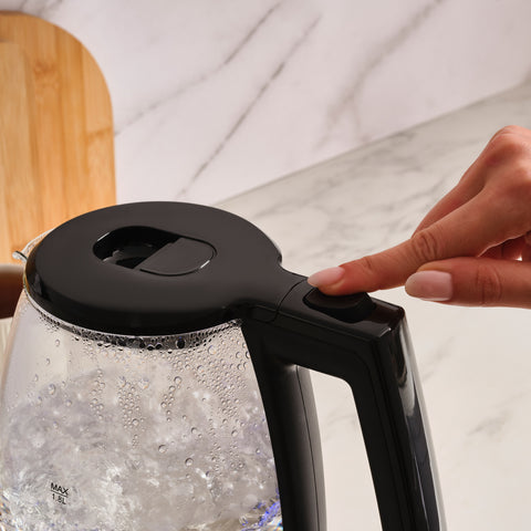 Karaca Glacia Glass Kettle, 2200W, 1.8L, Clear