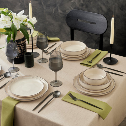 Karaca Monica 24-delig Servies voor 6 Personen, Beige