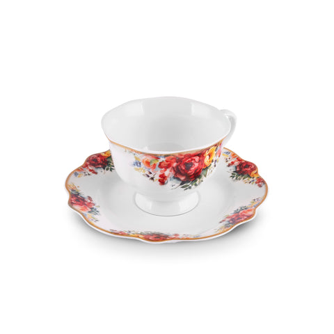 Karaca Forever Bone Amarose 26-delig Ontbijtset