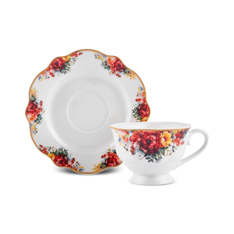 Karaca Forever Bone Amarose 26-delig Ontbijtset