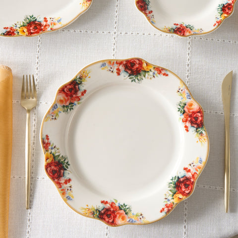 Karaca Forever Bone Amarose 26-delig Ontbijtset