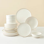 Karaca Stream Bone Meridian Serviesset, 24-delig, voor 6 Personen, Goud