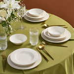 Karaca Stream Bone Massimo 24 Piece Gold Dinner Set