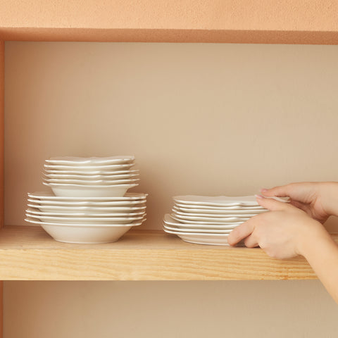 Karaca Stream Bone Vintage 24-delige Serviesset voor 6 Personen, Goud