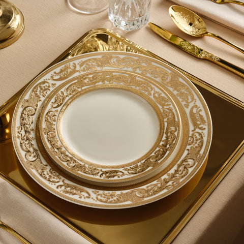 Karaca Elegance Bone Isola 24-Delig Serviesset Voor 6 Personen, Multicolor