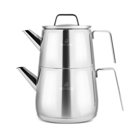 Karaca Steelina Teapot Set