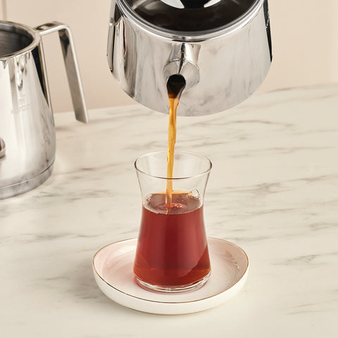 Karaca Steelina Teapot Set