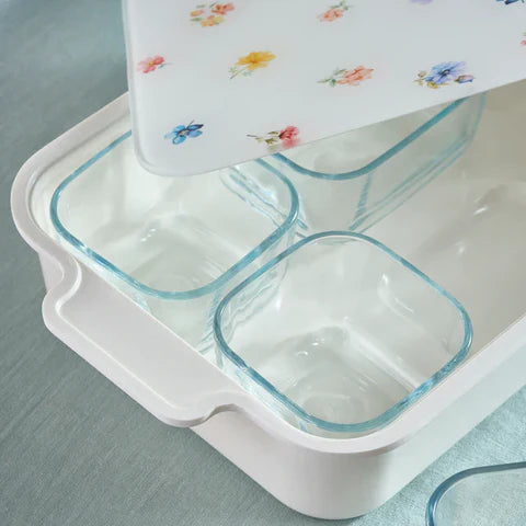 Karaca Fleur 8-Delig Ontbijtset, Multicolor