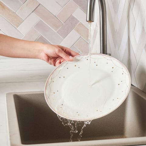 Karaca New Year Elegance Bone Festival 24-delige serviesset voor 6 personen