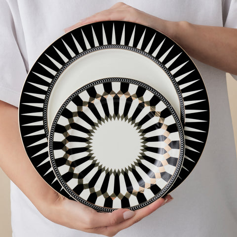 Karaca Elegance Bone Helsinki 24-delige serviesset voor 6 personen