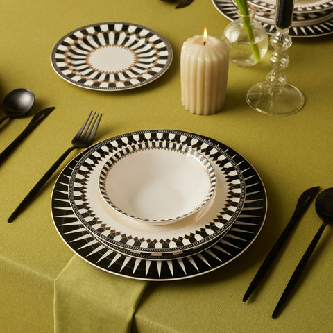 Karaca Elegance Bone Helsinki 24-delige serviesset voor 6 personen