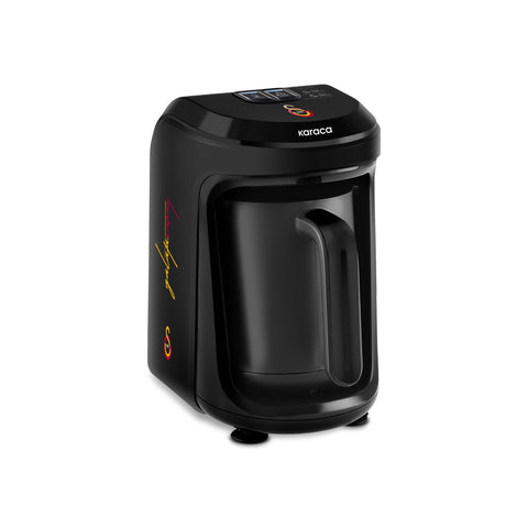 Karaca x Galatasaray Licensed Hatır Hüps Turkish Coffee Machine with Milk Function and Anthem Feature
