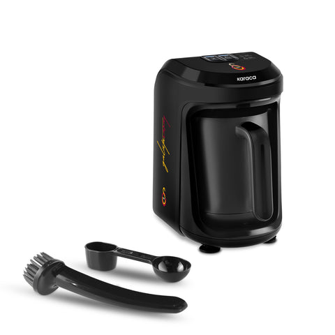 Karaca x Galatasaray Licensed Hatır Hüps Turkish Coffee Machine with Milk Function and Anthem Feature