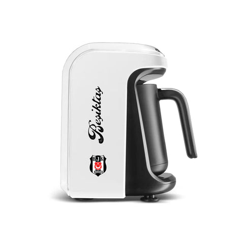 Karaca x Beşiktaş Licensed Hatır Hüps Turkish Coffee Machine with Milk Function and Anthem Feature