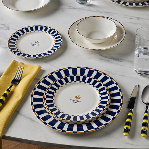 Karaca x Fenerbahçe Licensed Forever Bone 24-Piece Dinner Set for 6 People
