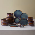 Karaca Earth Collection Mars Dinnerware Set, 36-Piece, for 8 People, Multicolour