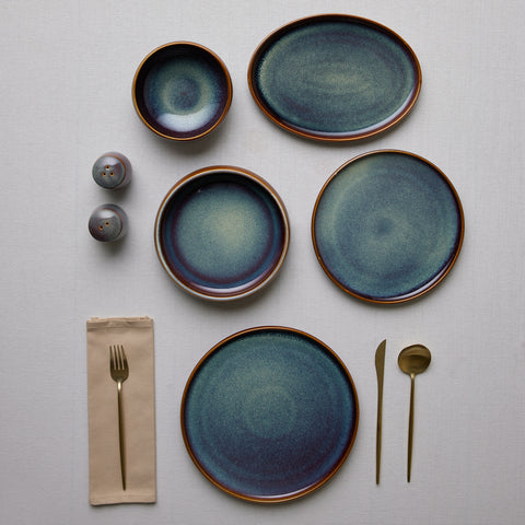 Karaca Earth Collection Mars Dinnerware Set, 36-Piece, for 8 People, Multicolour