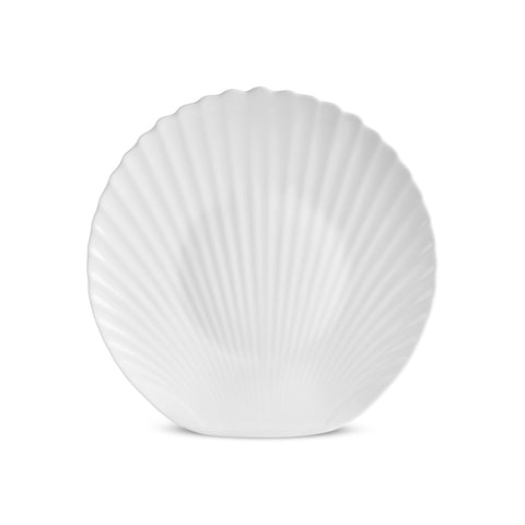 Karaca White Shell Opal Glass Dinnerware Set, 18-Piece, for 6 People