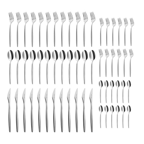 Karaca Lizbon 60-piece cutlery set for 12 people