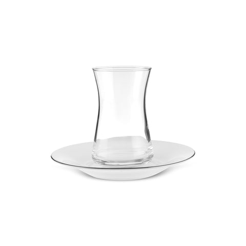 Karaca Fine Pearl New Fame Breakfast Set for 6 People, 26 Pieces – Platinum