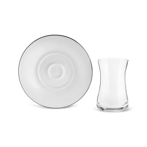 Karaca Fine Pearl New Fame Breakfast Set for 6 People, 26 Pieces – Platinum