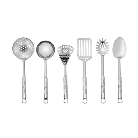 Karaca Nova Chrome 6-delige Serveergerei